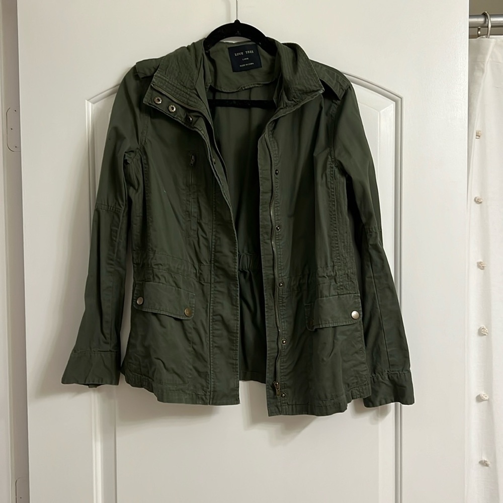 Green army jacket!!